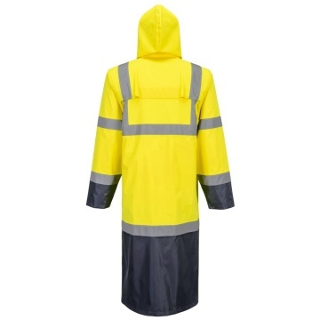 Pelerina Hi-Vis Contrast H446 122 cm, impermeabila, reflectorizanta, cu gluga - Img 2