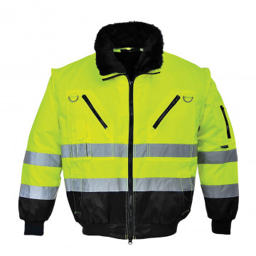 PJ50 - Jacheta Pilot 3 in 1 Hi Vis - Img 1