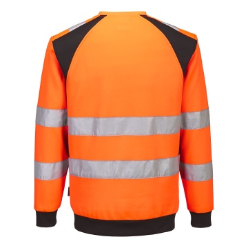 Pulover de lucru Hi-Vis Eco CD805 WX2, captusit, din materiale reciclate, reflectorizant - Img 4