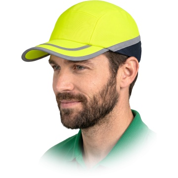 Sapca de protectie BUMPCAPFLUO HI-VIS, galben