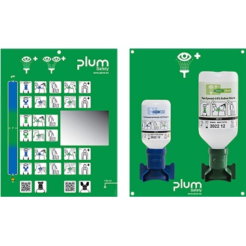 Set solutii spalare ochi cu montare pe perete PLOSPHEW_200500