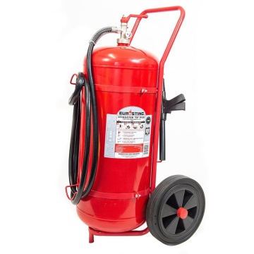 Stingator transportabil P100 cu pulbere ABC, 100 kg, presurizat permanent