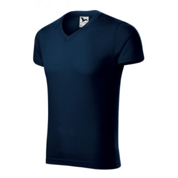 Tricou pentru bărbaţi MALFINI Slim Fit V-neck - Img 4