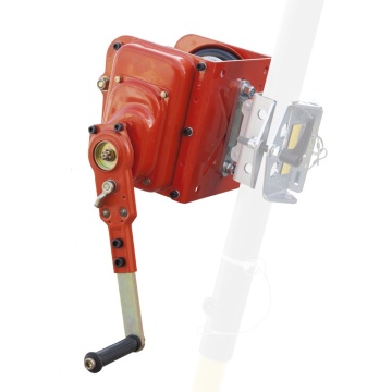 Troliu de salvare RUP 503-U pentru trepied, sarcina 200 kg, cablu otel