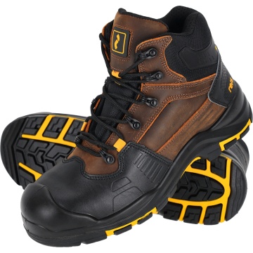 Bocanci de protectie GRAB S3S FO SR HRO, bombeu compozit cu fibra de sticla, lamela Kevlar