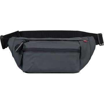 Borseta MINIBAG cu 3 buzunare, fermoare impermeabile, orificiu pentru casti, elemente reflectorizante - Img 1