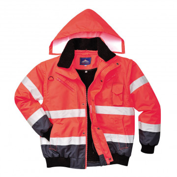 C465 - Jacheta Contrast Bomber Hi-Vis - Img 3