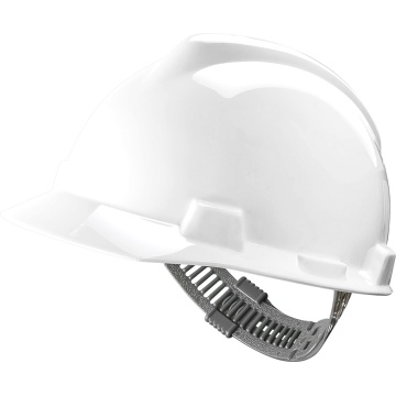 Casca de protecție V-GARD cu sistem Push-Key alba