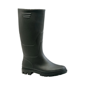 Cizme de protectie apa/noroi din PVC, captuseala din poliester, fara bombeu, inaltime 38cm, toamna/vara, negre