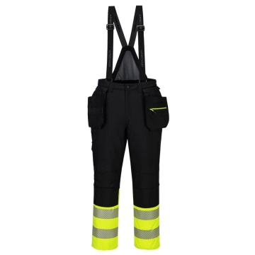 DX437 - Pantaloni de iarnă cu pieptar DX4 Hi-Vis Clasa 1 - Img 1