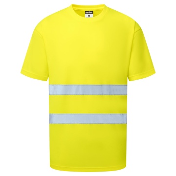ES478 - Tricou Hi-Vis cu maneca scurta ES1 Essential, pentru constructii, logistica si trafic - Img 2