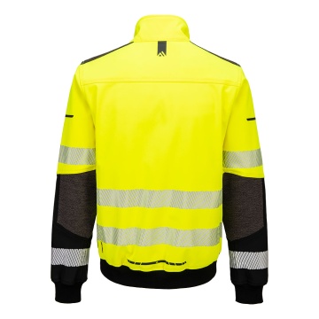 Jacheta de lucru Hi-Vis Softshell Bomber EV468 3L, impermeabila - Img 2