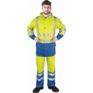 Jacheta de protectie Fluo, impermeabila, HiVis - Img 4