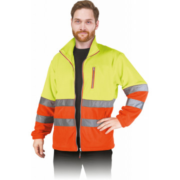 Jacheta fleece Polstrip, HiVis - Img 6