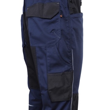 Pantaloni cu pieptar Prisma Spandex, bleumarin/negru - Img 3