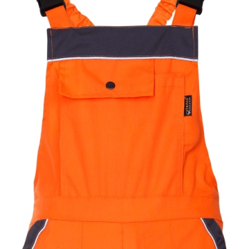 Pantaloni cu pieptar reflectorizanti Collins Summer HV, pentru barbati, din poliester si bumbac, pentru constructii si drumuri - Img 7