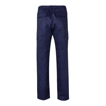 Pantaloni de lucru captusiti Velilla, 103006, de barbati, din poliester si bumbac, buzunare multiple, talie elastica, de iarna - Img 2