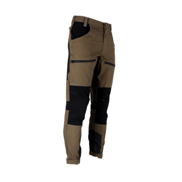 Pantaloni de lucru in talie HOBBER, insertii elastice, buzunare cu fermoar, material Canvas si Oxford 600D - Img 7