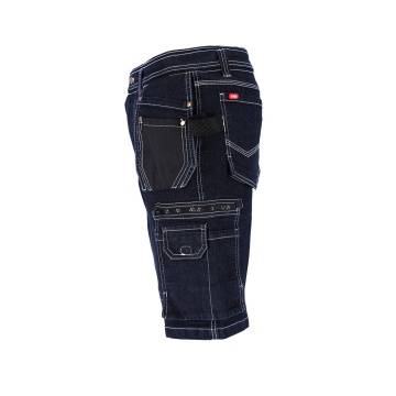 Pantaloni de lucru scurti JEANS415-TS, talie elastica, buzunare pentru unelte, insertii Cordura - Img 5