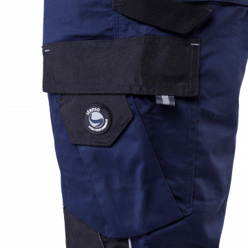 Pantaloni in talie Prisma Spandex, bleumarin/negru - Img 6