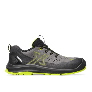 Pantofi de protectie Exena Flexor S1PL FO SR ESD, pentru barbati, din microfibra perforata, cu bombeu din fibra de sticla, pentru logistica si industrie