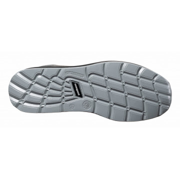Pantofi de protectie Galena S1P SRC, bombeu metalic, piele intoarsa, talpa dubla densitate, gri - Img 2