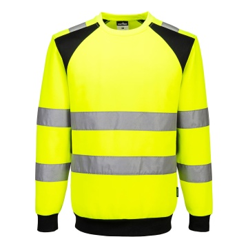 Pulover de lucru Hi-Vis Eco CD805 WX2, captusit, din materiale reciclate, reflectorizant