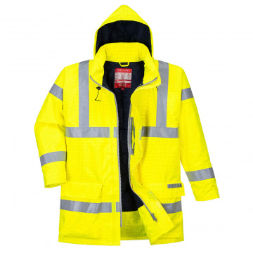 S778 - Jacheta Bizflame Rain Hi-Vis Antistatica si Ignifuga - Img 1