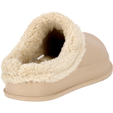 Slapi de lucru Fluff, de dama, captusiti cu blana, material EVA, de toamna - Img 3