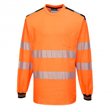 T185 - Tricou maneca lunga PW3 Hi-Vis