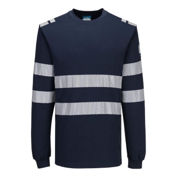 Tricou de lucru cu maneca lunga FR732 PW3 Modaflame Knit, ignifug, antistatic, protectie ARC