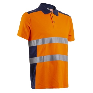 Tricou polo de lucru reflectorizant Oki - Img 3