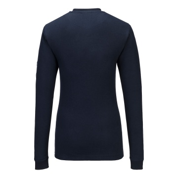 Bluza de lucru cu maneca lunga pentru femei FR808 Modaflame Knit, ignifuga, antistatica, protectie ARC - Img 2