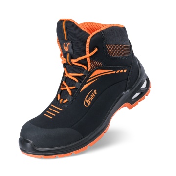 Bocanci de protectie, Boost S3PS SR FO, galben neon, cu bombeu fibra de sticla, all season