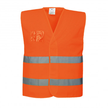 C494 - Vesta Half Mesh Hi-Vis