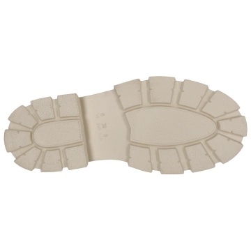 Cizme scurte ALLURE pentru femei, PVC, tip Chelsea, culoare bej - Img 4