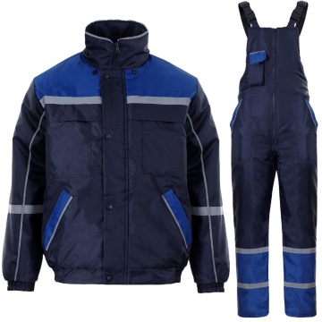 Costum de lucru impermeabil pentru iarnă Collins, bleumarin
