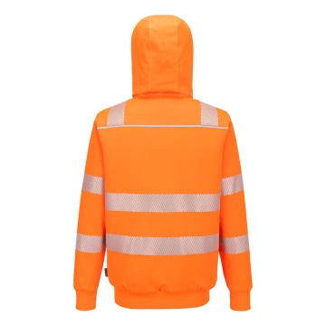 Hanorac de iarna Hi-Vis cu fermoar PW321 PW3, captusit, reflectorizant - Img 4