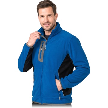 Jacheta de lucru FORMEN, fleece calduros, 3 buzunare cu fermoar, guler inalt si elemente reflectorizante - Img 1
