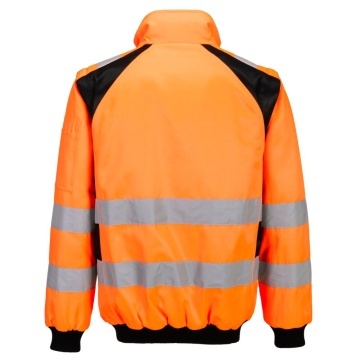 Jacheta de lucru Hi-Vis Pilot 2-in-1 CD898 WX2, captusita, cu maneci detasabile, hidrofuga - Img 4