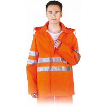Jacheta de protectie Fluer, impermeabila, HiVis - Img 1