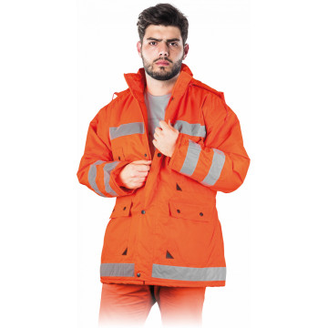 Jacheta de protectie K-Orange, HiVis