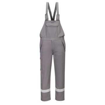 Pantaloni cu pieptar FR418 Bizflame Work+, ignifugi, antistatici, protectie chimica, protectie ARC - Img 7