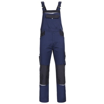 Pantaloni cu pieptar Prisma Spandex, bleumarin/negru