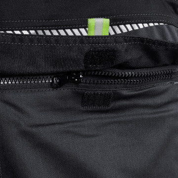 Pantaloni cu pieptar Prisma Spandex, gri/negru - Img 6