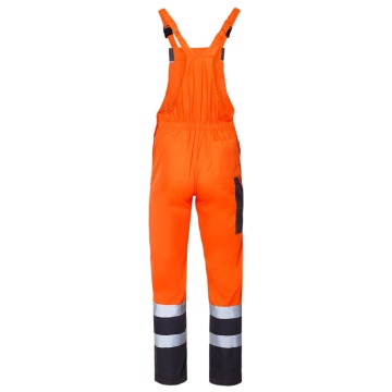 Pantaloni cu pieptar reflectorizanti Collins Summer HV, pentru barbati, din poliester si bumbac, pentru constructii si drumuri - Img 4