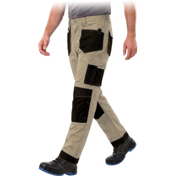 Pantaloni de lucru in talie Formen, buzunare multiple, suport genunchiere, elemente reflectorizante - Img 11