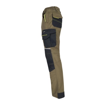 Pantaloni de lucru in talie GREX softshell cu membrana TPU, insertii Rip-Stop, cu buzunare si elemente reflectorizante - Img 4