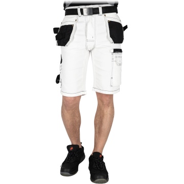 Pantaloni de lucru scurti JEANS415-TS, talie elastica, buzunare pentru unelte, insertii Cordura - Img 2