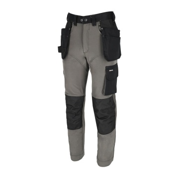 Pantaloni de lucru Verdon din material 4-Way Stretch, pentru barbati, cu buzunare pentru montatori, ideali in constructii si industrie - Img 3